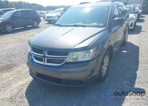 2015 Dodge Journey Se из США, поврежденный, VIN 3C4PDCAB1FT532132